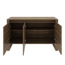 Ver imagem 4 de Balcão para Escritório 136cm com 3 Portas e 1 Prateleira ME4147 Marrom