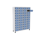 Ver imagem 1 de Armário Porta Objetos De Aço 40 Portas Azul Claro