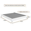 Ver imagem 3 de Cama Japonesa com Cabeceira Almeria Corea Queen Bouclé Off White - Sallar Home