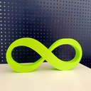 Ver imagem 2 de Infinito 22cm / Símbolo do Amor e Eternidade, Quarto Casal - Cor: Verde Limão