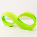 Ver imagem 3 de Infinito 22cm / Símbolo do Amor e Eternidade, Quarto Casal - Cor: Verde Limão