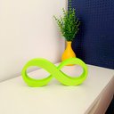 Ver imagem 1 de Infinito 22cm / Símbolo do Amor e Eternidade, Quarto Casal - Cor: Verde Limão