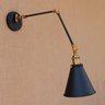 Arandela Ferro de bronze retro loft estilo industrial luminárias parede edison vintage arandela - 5