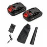 Soprador e Aspirador de Folhas a Bateria Portátil 48v 2 Baterias - 5