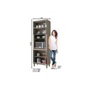 Ver imagem 2 de Torre Quente de Cozinha Paneleiro Connect C/1 Forno e 4 Portas 71x220cm Duna/cristal - Henn