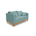 Ver imagem 2 de Sofa 2 Lugares Beny Suede Verde Oliva Madeira Store