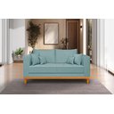 Ver imagem 1 de Sofa 2 Lugares Beny Suede Verde Oliva Madeira Store