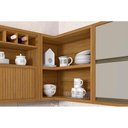 Ver imagem 4 de Módulo Cozinha Nesher Baronesa Armário Canto Reto Freijó