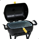Ver imagem 4 de Churrasqueira Móvel a Bafo Mini Carvão com Suporte e Grelha