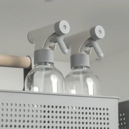 Borrifador Multiuso Flow 500ml Bege ou com Trava de Segurança Spray Pulverizador Plástico - 3