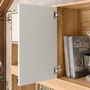 Ver imagem 4 de Armário de Cozinha Compacta Retrô 120cm Wallie N03 Freijó/off White - Mpozenato