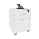 Ver imagem 3 de Gaveteiro Arquivo 48,8x64,5cm com Chave e Rodízio ME4148