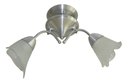 Ver imagem 2 de Lustre Com 2 Hastes e 2 Vidros Tulipas Ideal Para Sala Quarto Modelo Vidro Flor