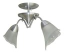 Ver imagem 1 de Lustre Com 2 Hastes e 2 Vidros Tulipas Ideal Para Sala Quarto Modelo Vidro Flor