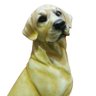 Estatueta de Labrador Amarelo Sentado - 30x19 cm - 1