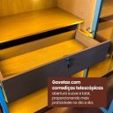 Ver imagem 6 de Guarda Roupa Madri 6 Portas 6 Gavetas 100 MDF 4 Portas Reflectas - Mademarcs