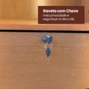 Ver imagem 5 de Guarda Roupa Madri 6 Portas 6 Gavetas 100 MDF 4 Portas Reflectas - Mademarcs