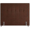 Ver imagem 4 de Cabeceira Cama Box Casal King 195 cm P05 Atenas Corino Marrom - Lyam Decor