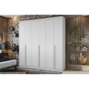 Ver imagem 4 de Guarda Roupa Casal 6 Portas e 4 Gavetas Alonzo New Rovere - Lopas