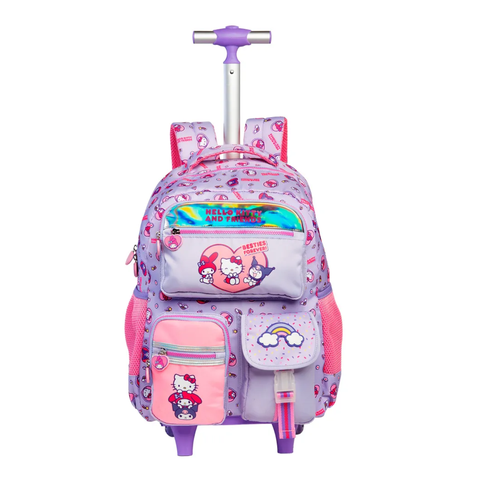 Mochila Rodinhas e Costas Hello Kitty My Melody Xeryus 17