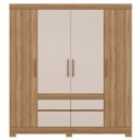 Ver imagem 1 de Guarda Roupa Demobile 4 Portas 6 Gavetas Amendola/off White