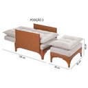 Ver imagem 6 de Cadeira Poltrona Reclinável Munique Linho-courissímo Palha