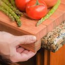 Ver imagem 4 de 2 Tábuas de Corte com Encaixe L 40x40cm Bancadas Mesas Prancha de Carne Zanline
