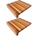 Ver imagem 1 de 2 Tábuas de Corte com Encaixe L 40x40cm Bancadas Mesas Prancha de Carne Zanline