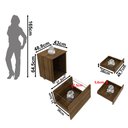 Ver imagem 5 de Gaveteiro Arquivo 48,8x64,5cm com Chave e Rodízio ME4148