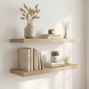 Ver imagem 5 de Kit 2 Prateleira 40x20cm Mdp com Suporte Invisível Aveiro