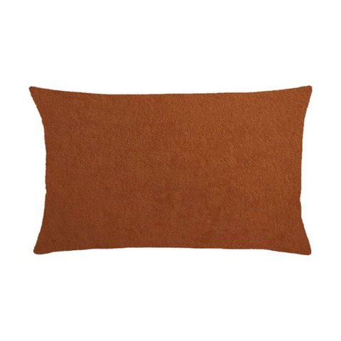 Capa Almofada Baguete Bouclé 50x30 – Zíper Invisível, Texturizado