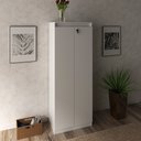 Ver imagem 1 de Armário para Escritório com 2 Portas com Chave ME4151 Tecno Mobili Branco