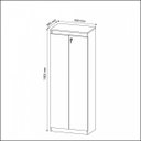 Ver imagem 5 de Armário para Escritório com 2 Portas com Chave ME4151 Tecno Mobili