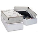 Ver imagem 2 de Cama Box Baú Crc Solt +Colchão Molas Super Pocket Boutique Ortobom 88