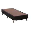 Ver imagem 1 de Cama Box Base Solteiro Universal Suede Nero Black (96x203x20) - Ortobom