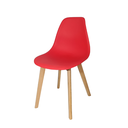 Ver imagem 5 de Cadeira Charles Eames Solid Wood 131pp Vermelha