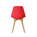 Ver imagem 3 de Cadeira Charles Eames Solid Wood 131pp Vermelha