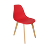 Cadeira Charles Eames Solid Wood 131pp Vermelha - 2