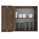 Ver imagem 4 de Armário Aéreo de Canto Madesa Stella 1 Porta Rustic