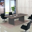 Ver imagem 3 de Mesa Sala de Reunião Escritório 6 Lugares Dubai Freijó