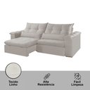 Ver imagem 5 de Sofá Retrátil e Reclinável Exclusive 230cm Braço 25cm Meu Sofá Online