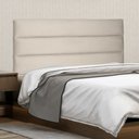 Ver imagem 2 de Cabeceira Painel Estofada Cama Box Casal Queen La Italian 160cm Suede Bege - Desk Design