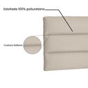 Ver imagem 5 de Cabeceira Painel Estofada Cama Box Casal Queen La Italian 160cm Suede Bege - Desk Design