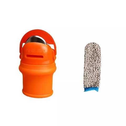 Protetor de Faca de Polegar de Silicone Bitfly Engrenagens Protetor de Dedo B M