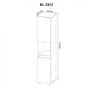 Ver imagem 5 de Balcão para Cozinha 2 Portas BL3312 Espresso Móveis Branco