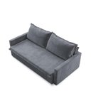 Ver imagem 7 de Sofá Cama Coimbra 4 Lugares Reclinável 200cm Grafite Suede