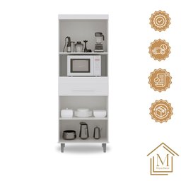Cozinha Duda Cor:branco - Armário para Cozinha - Mizza Decor - 3