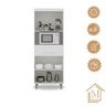 Cozinha Duda Cor:branco - Armário para Cozinha - Mizza Decor - 3