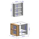 Ver imagem 3 de Gabinete Troia Cuba Dalla Branca Torneira Inox Valvula Click Preto Fosco/naturale
