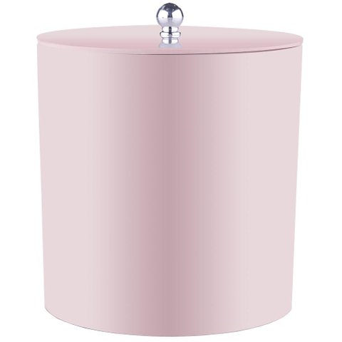 Lixeira para Banheiro Rosa Claro 20 x 20cm - 6,2l